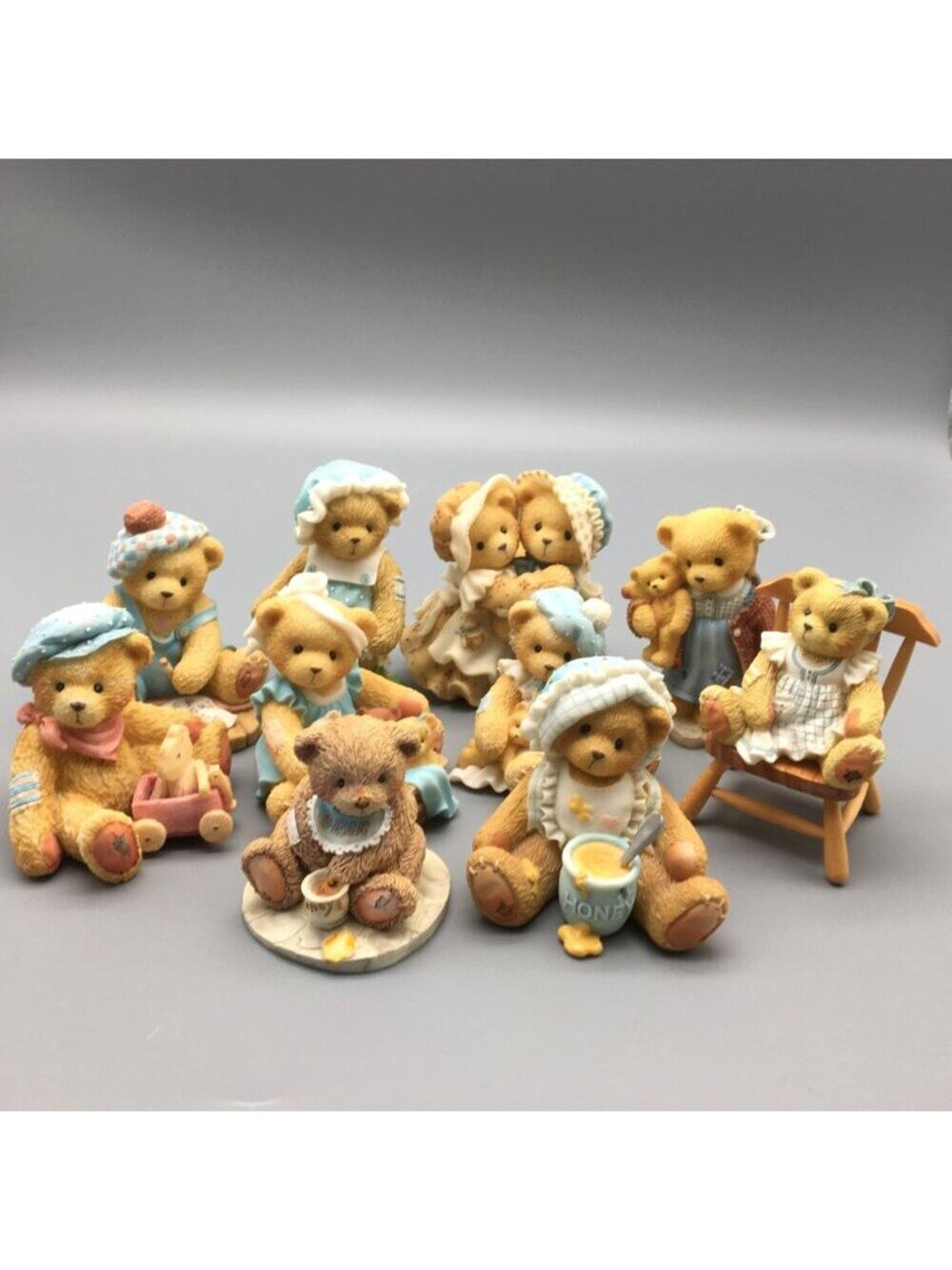 Lot 10 Cherished Teddies Bear Figurines Paige Harrison Kara Benji